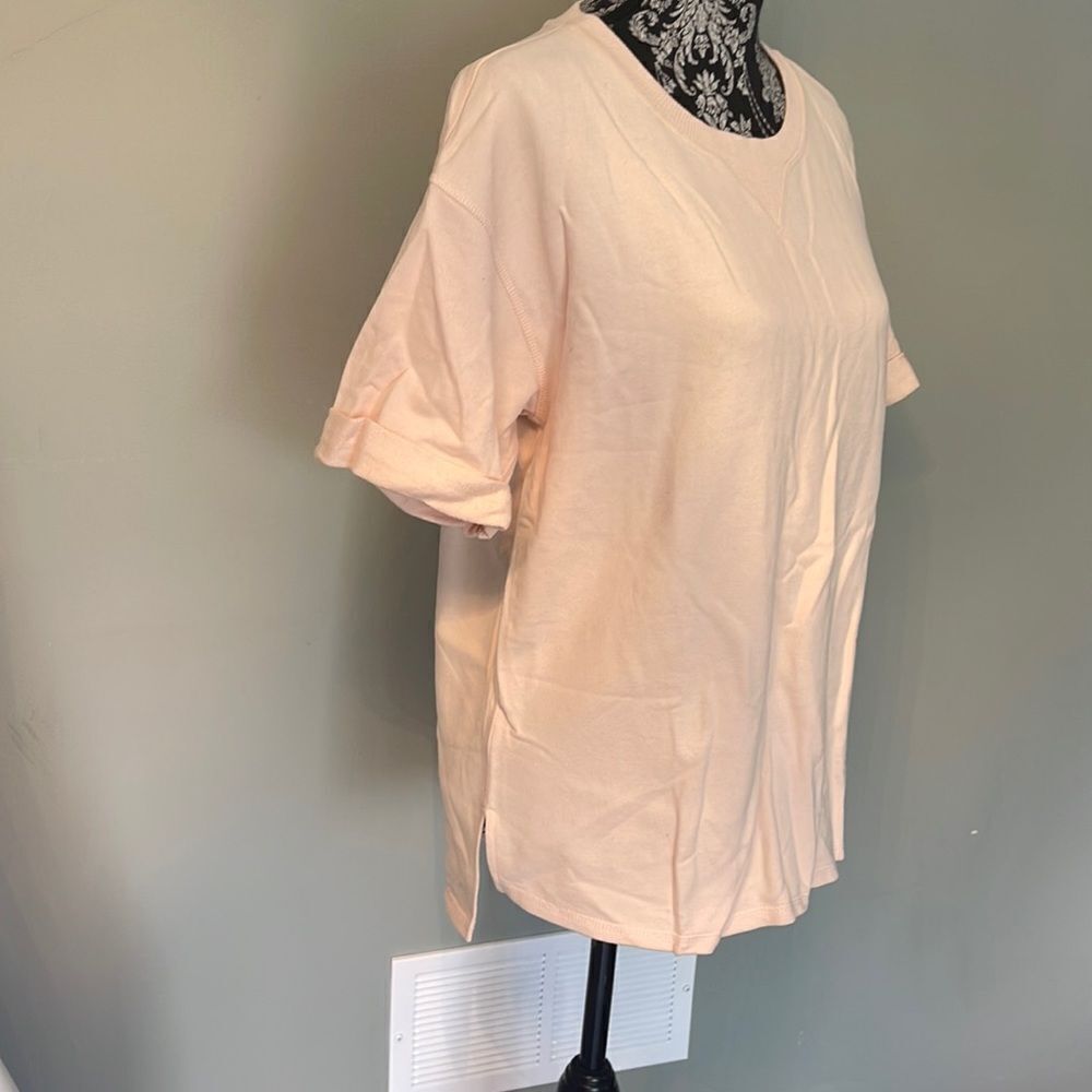 Ivy Park Peach Colour Cotton Top NEW